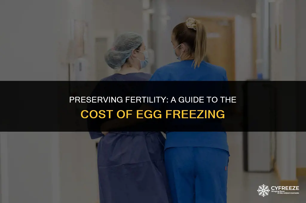 how to freeze eggs fertility cost
