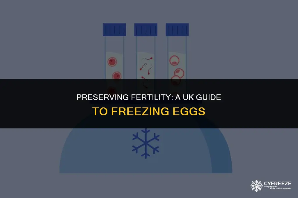 how to freeze eggs fertility uk