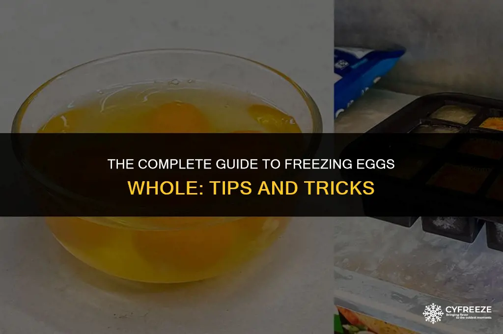 how to freeze eggs whole