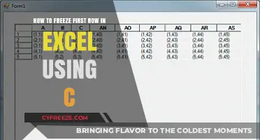 Master Excel Automation: Freeze First Row with C# Code