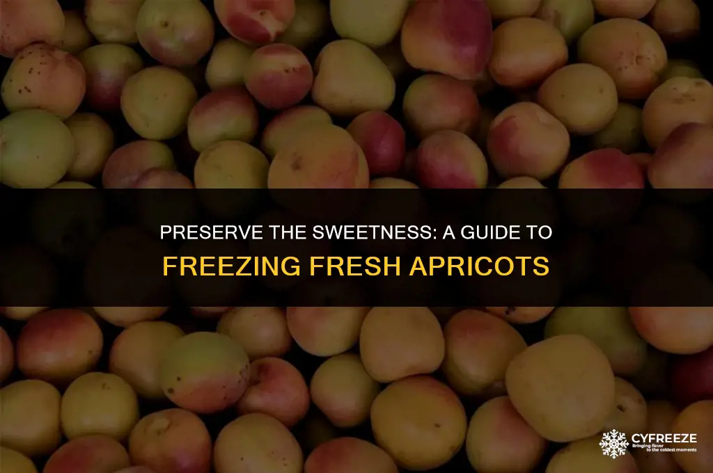 how to freeze fresh apricots