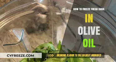 Preserve Fresh Basil: A Simple Guide to Freezing in Olive Oil
