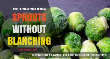 Preserve the Freshness: Freezing Brussel Sprouts Without Blanching