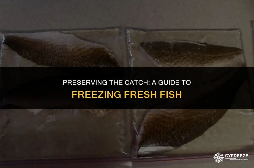 how to freeze fresh caught fish