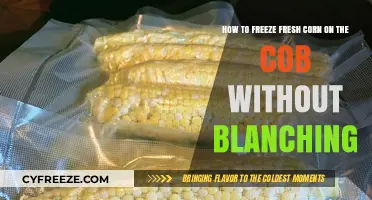 Preserve Summer's Bounty: No-Blanch Freezing of Fresh Corn on the Cob