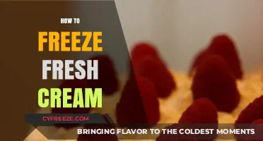 Preserving Perfection: A Guide to Freezing Fresh Cream