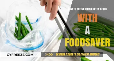 Preserving Perfection: A Guide to Freezing Fresh Green Beans with a FoodSaver