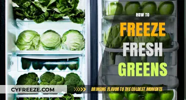 Preserve the Freshness: A Guide to Freezing Your Greens