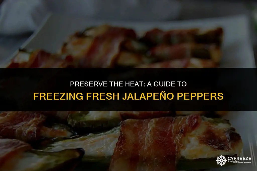how to freeze fresh jalapeno peppers