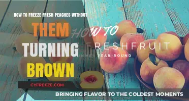 Preserve the Peach: A Guide to Freezing Fresh Peaches Without Browning