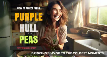 Preserving Perfection: A Guide to Freezing Fresh Purple Hull Peas