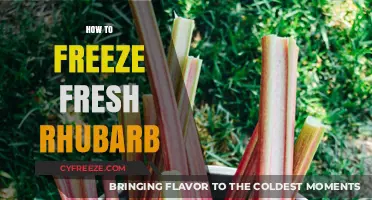 Preserve the Flavor: A Simple Guide to Freezing Fresh Rhubarb
