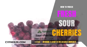 Preserving Summer's Tartness: A Guide to Freezing Fresh Sour Cherries