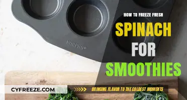 Preserve Your Greens: A Simple Guide to Freezing Fresh Spinach for Smoothies