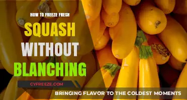 Preserve the Harvest: No-Blanch Freezing Guide for Fresh Squash