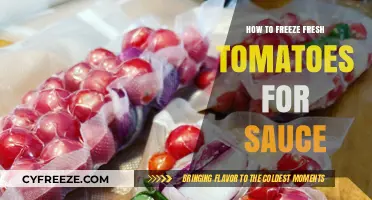 Preserve Summer's Bounty: Freezing Fresh Tomatoes for Homemade Sauce