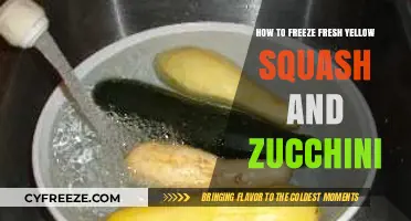 Preserving Summer's Bounty: A Guide to Freezing Yellow Squash and Zucchini