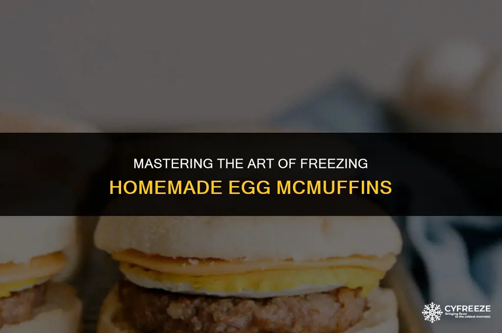 how to freeze homemade egg mcmuffin