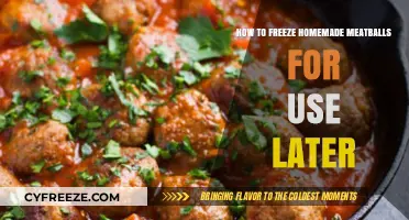 Freeze and Save: A Guide to Preserving Homemade Meatballs