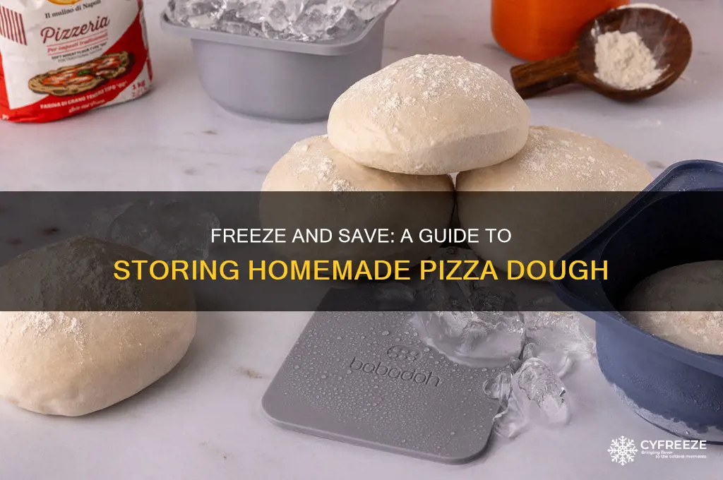 how to freeze homemade pizza dough to use later