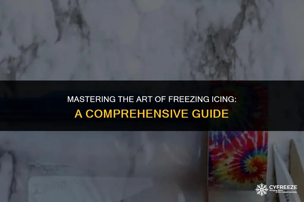 how to freeze icing