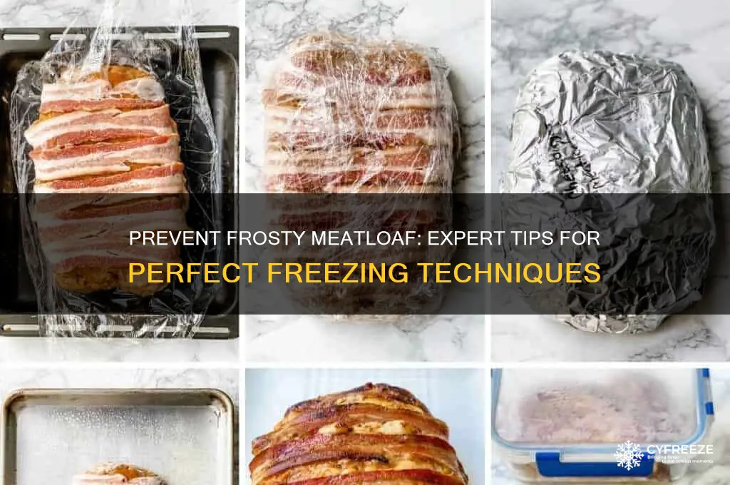 how to freeze meatloaf without it getting frosty
