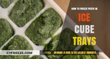 Preserve Freshness: A Simple Guide to Freezing Pesto in Ice Cube Trays