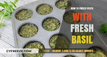Preserve the Flavor: Freezing Pesto with Fresh Basil Made Easy
