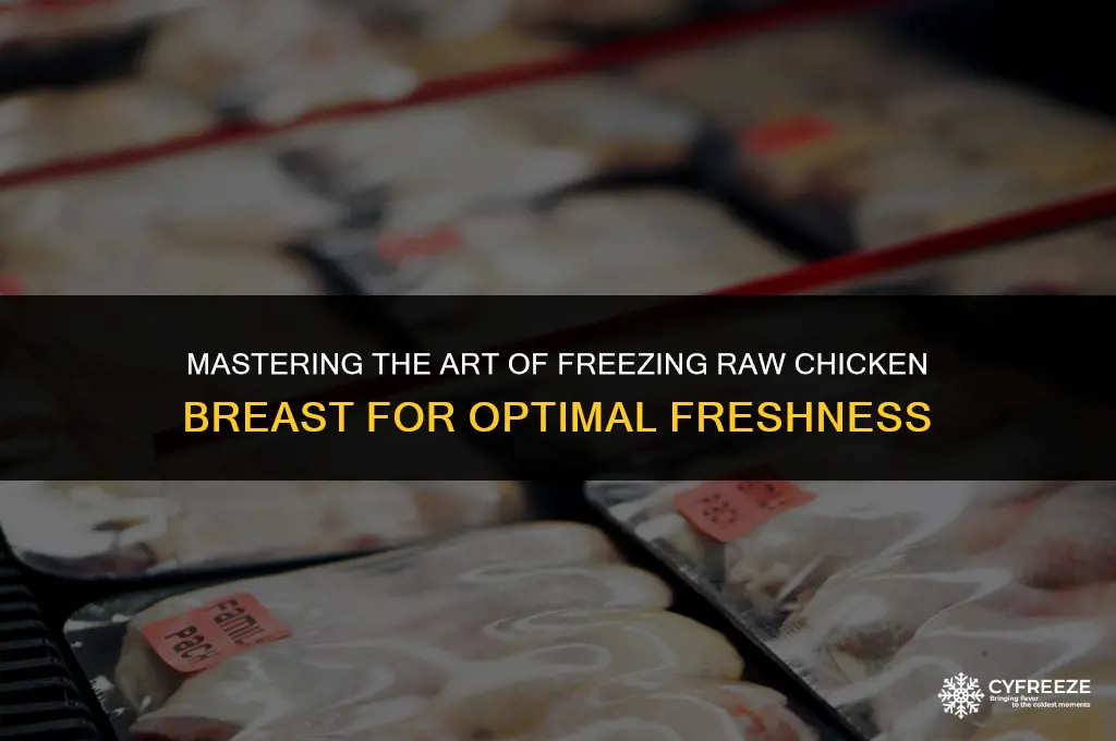 how to freeze raw chicken breast