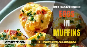 Easy Freezing Tips: Raw Scrambled Eggs in Muffins