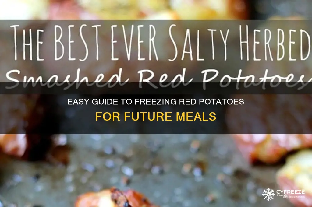 how to freeze red potatoes for later use