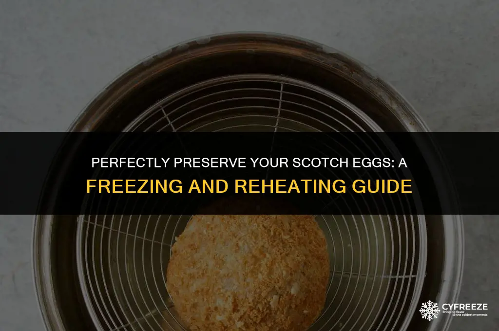 how to freeze reheat scotch eggs
