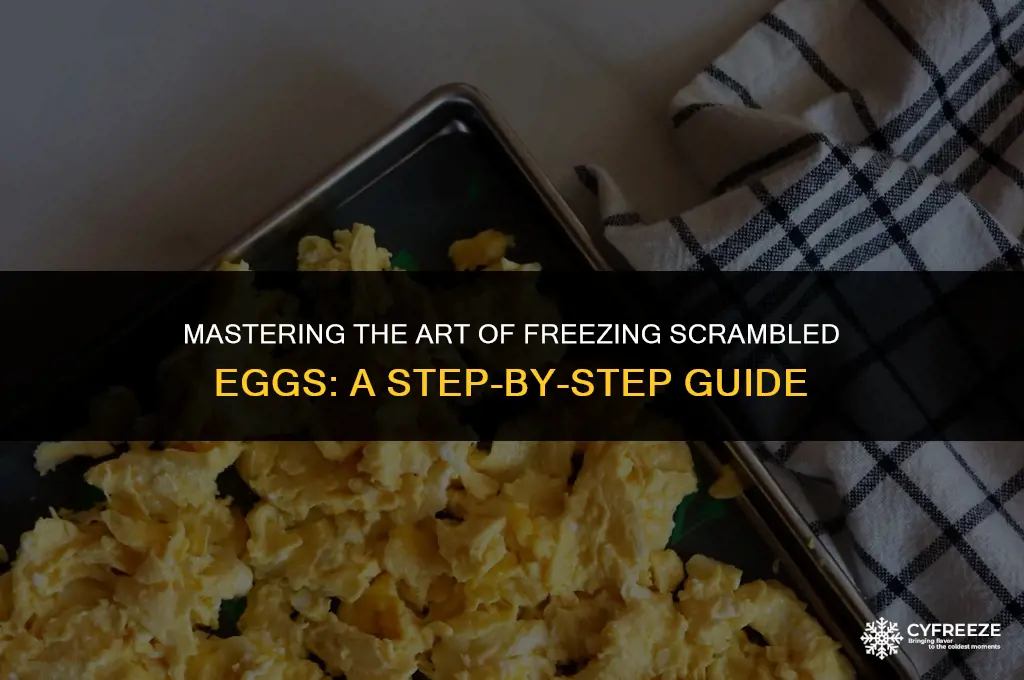 how to freeze scamble eggs