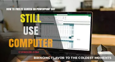 Freeze PowerPoint Slides: Keep Presenting While Using Your Computer Freely