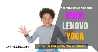 Freeze Screen on Lenovo Yoga via HDMI: A Quick Guide
