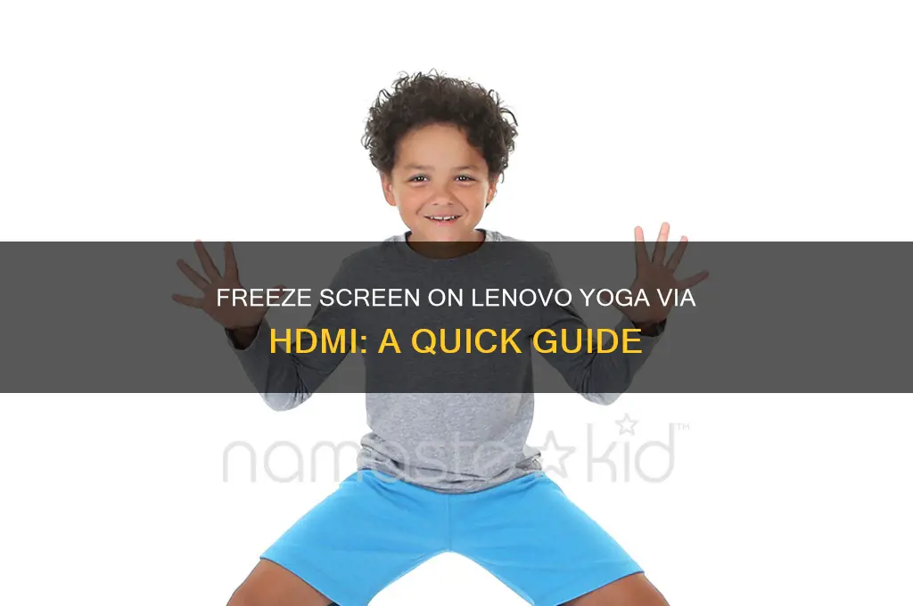how to freeze screen when using hdmi lenovo yoga