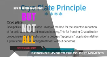 Selective Freezing Techniques: How to Freeze Some Points but Not All