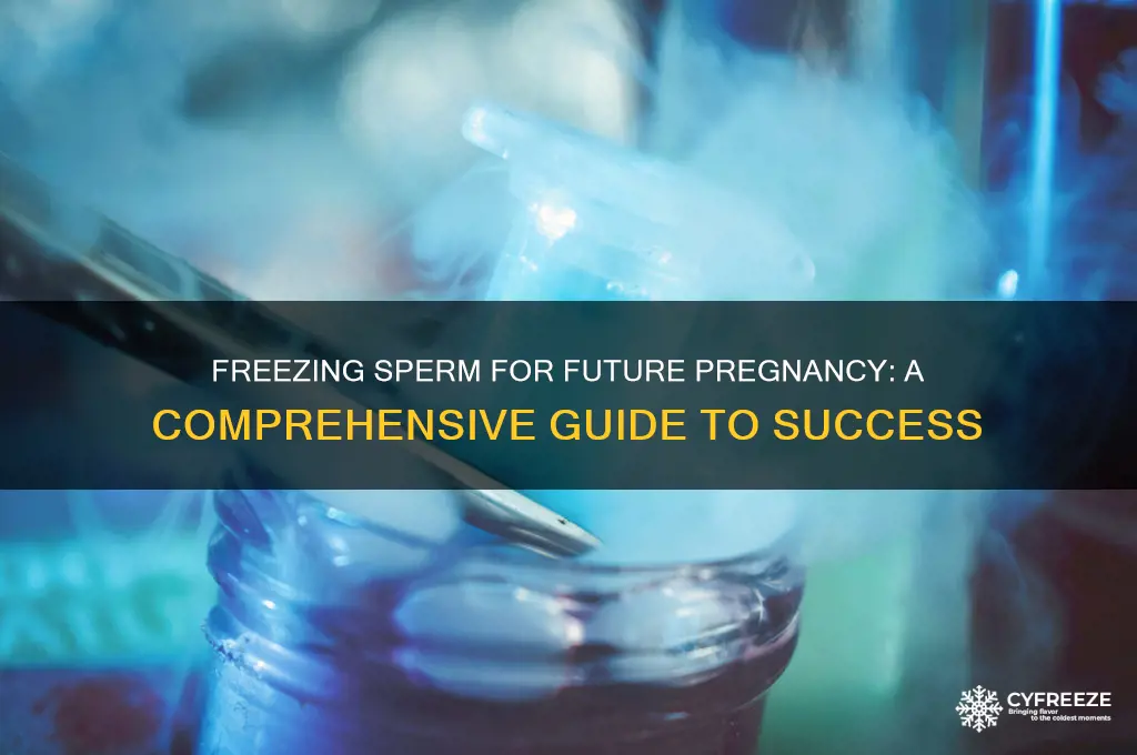 how to freeze sperm to get pregnant