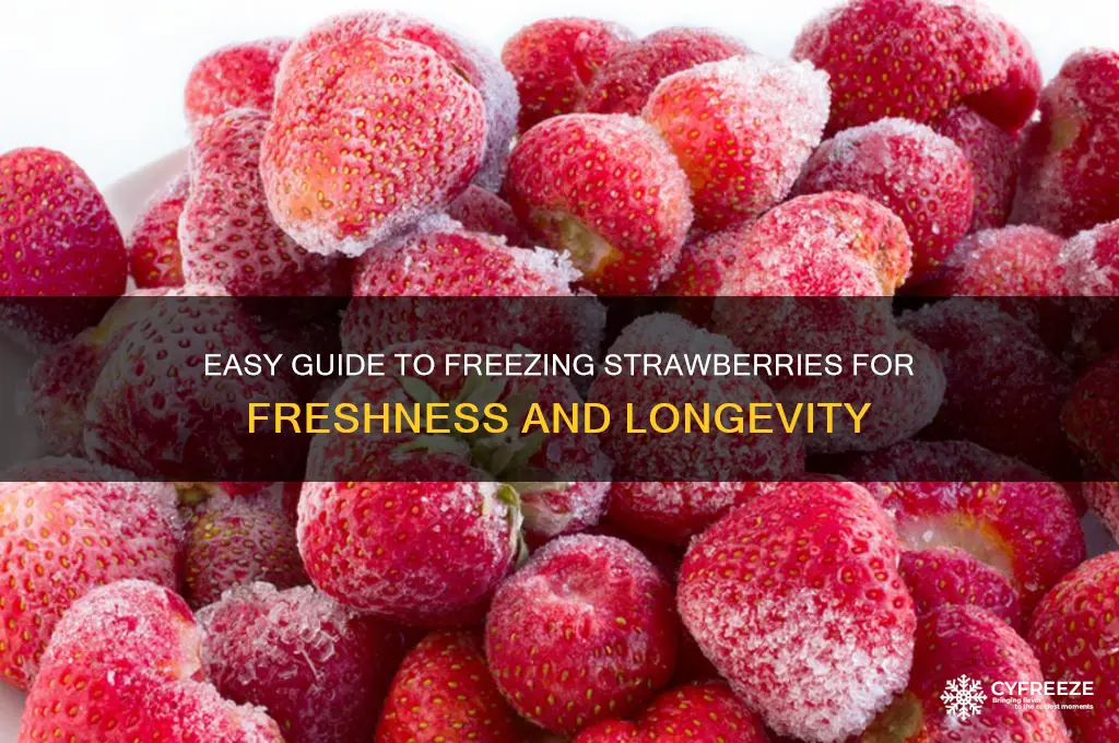 how to freeze strawberries for later use