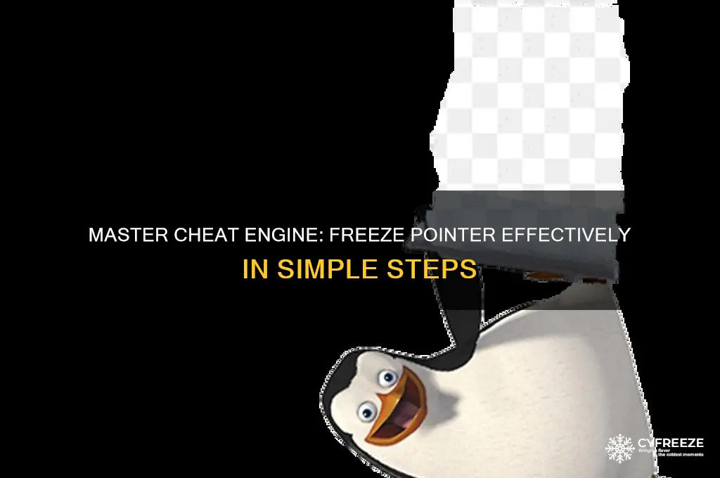 how to freeze the pointer in cheat engine