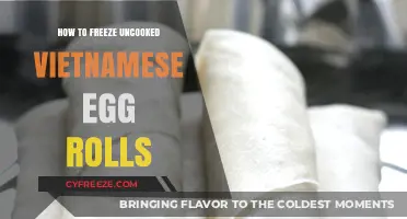 Master the Art of Freezing Uncooked Vietnamese Egg Rolls