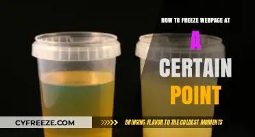 Master the Art of Freezing Webpages at Specific Points Easily