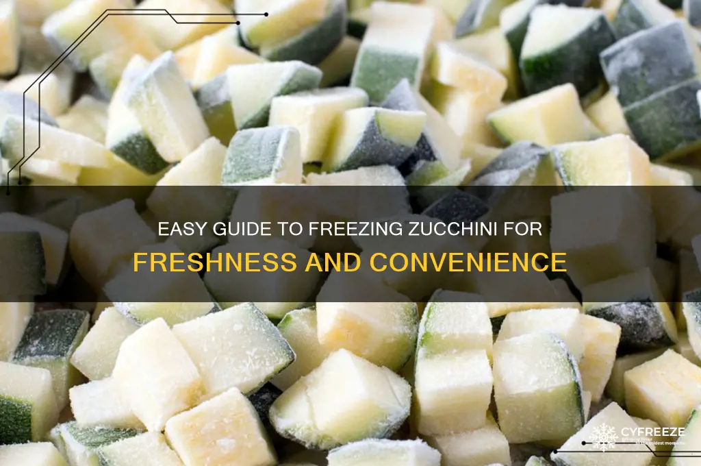 how to freeze zucchini for later use