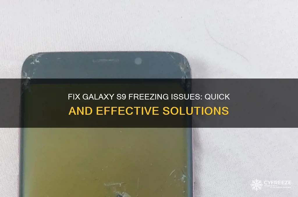 how to get a galaxy s9 to stop freezing