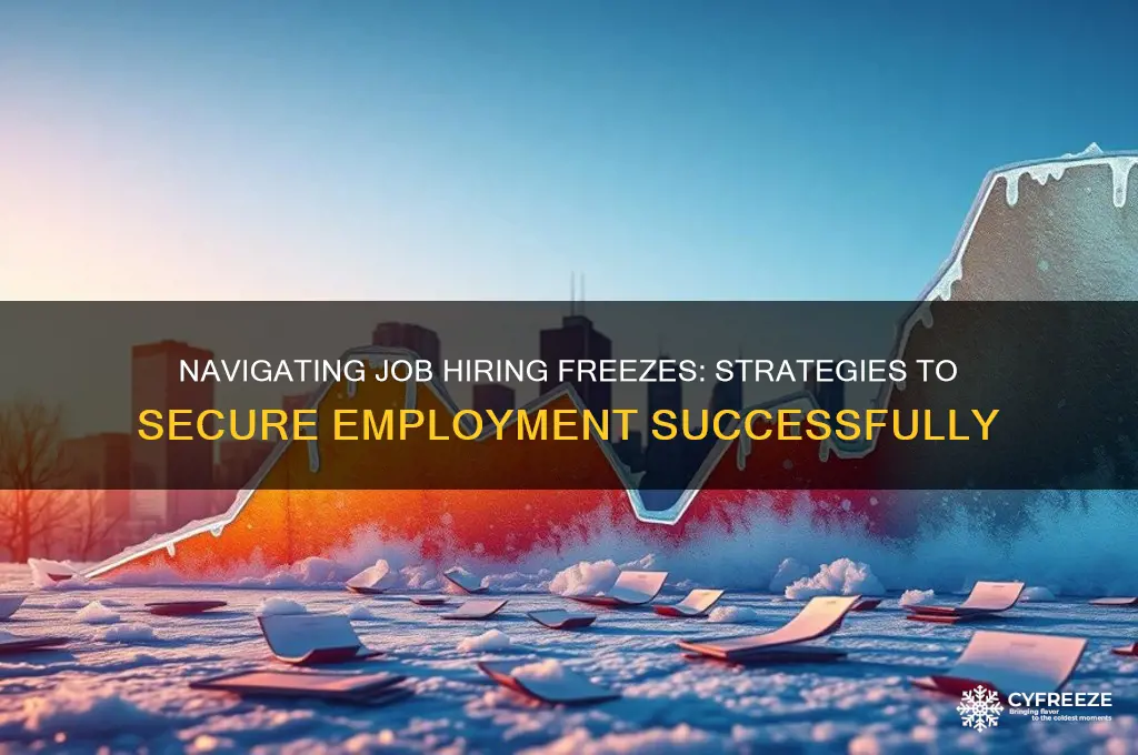 how to get a job hiring freeze