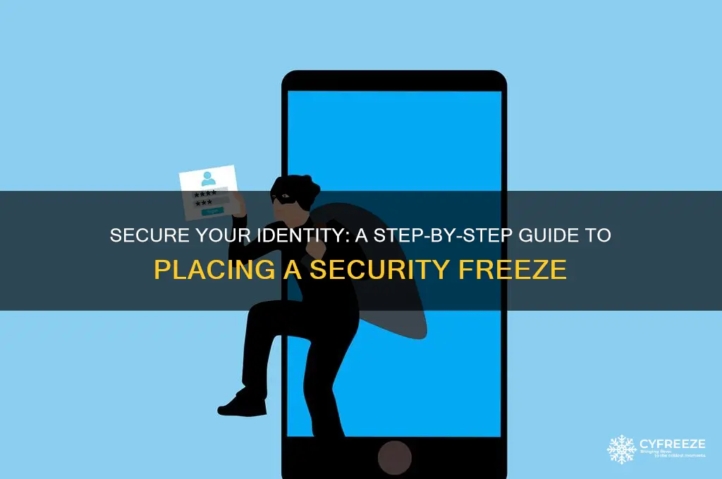 how to get a security freeze