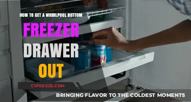 Easy Steps to Remove Your Whirlpool Bottom Freezer Drawer