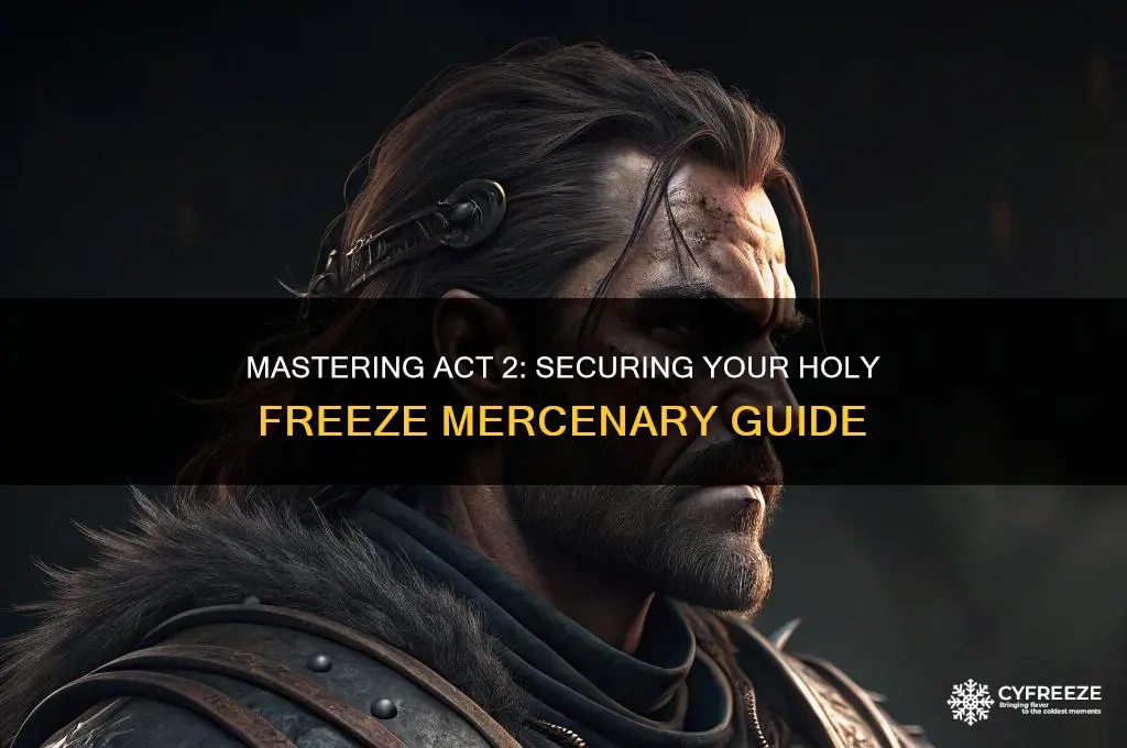 how to get act 2 holy freeze merc