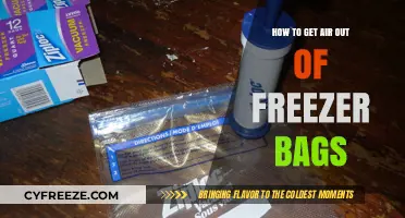 Efficiently Removing Air from Freezer Bags: Simple Tips and Tricks