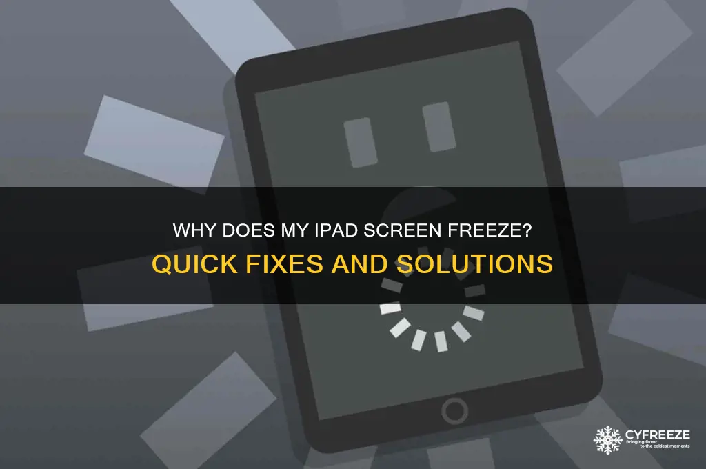 how to get an ipad sceen to freeze